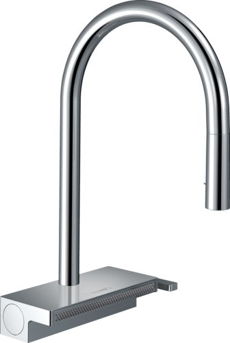 Hansgrohe Aquno Select M81 egykaros konyhai csaptelep 170, kihúzható fejjel, 3jet króm 73837000