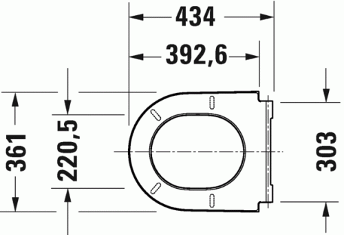 Duravit D-Neo lassú záródású wc ülőke 0021690000