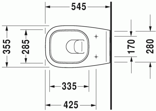 Duravit D-code fali wc szett 45350900A1