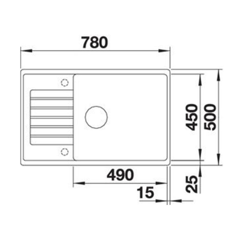 Blanco Zia XL 6 S Compact Silgránit mosogató, antracit 523273