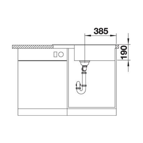 Blanco Zia XL 6 S Compact Silgránit mosogató, pezsgő 523279