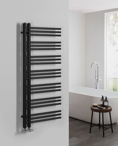 Sapho DORLION fürdőszobai radiátor, 500x1200 mm, matt fekete 1130-21
