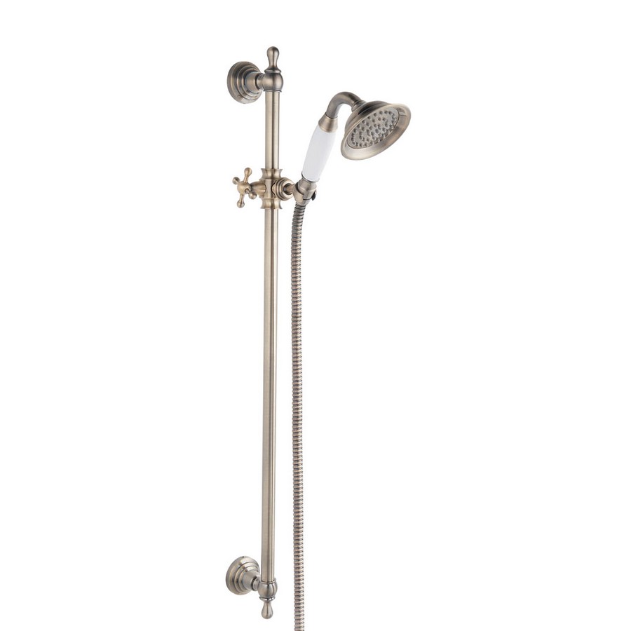Ferro Retro Old Bronze zuhanyszett állítható zuhanytartóval N160BR