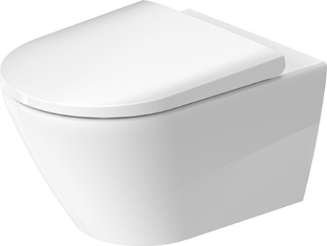 Duravit D-Neo öblítőperem nélküli Duravit Rimless fali wc szett (ülőkével) 45770900A1