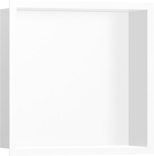 Hansgrohe XtraStoris Individual Falfülke matt fehér színben, fehér design kerettel 30 x 30 x 10 cm 56099700