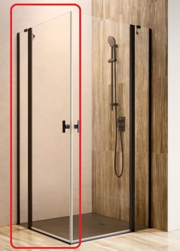 Radaway Nes Black KDD II 90 B zuhanykabin (egyik ajtó) 10031090-54-01L