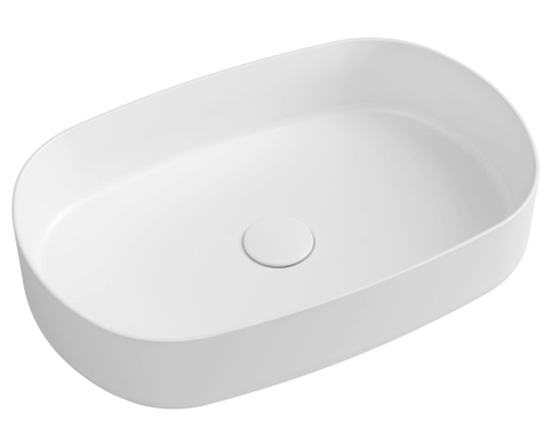 Sapho INFINITY OVAL kerámiamosdó, 55x36cm, fehér 10NF65055