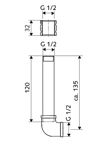 Schell csatlakozógarnitúra 032080099