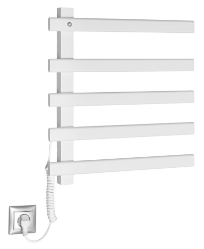 Sapho ELCOR elektromos törölközőszárító radiátor, 480x520x50mm, 85W, matt fehér EB520