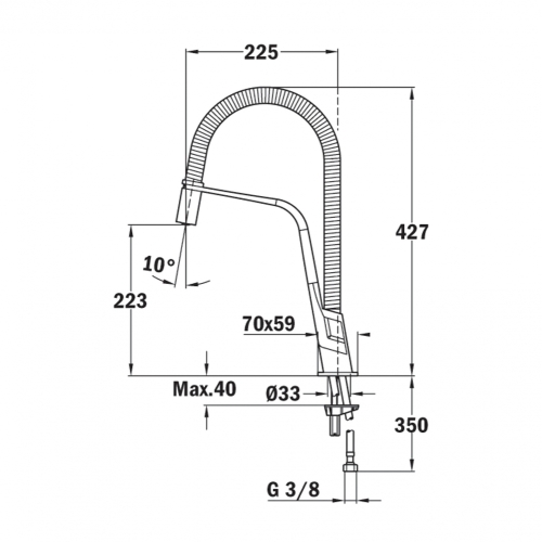 Teka Icon IC 939 mosogató csaptelep 339390200