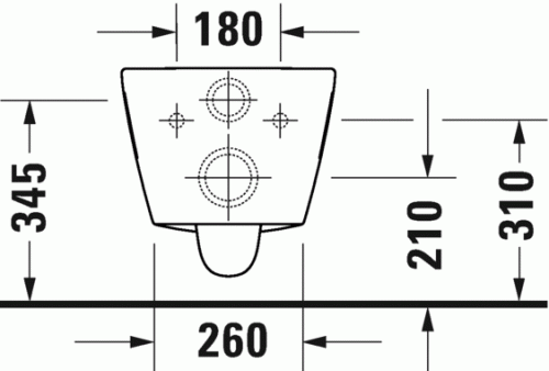 Duravit D-Neo öblítőperem nélküli Duravit Rimless fali wc szett (ülőkével) 45780900A1