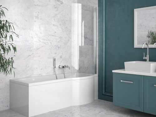 Besco INSPIRO 170 cm univerzális kád elő-és oldallap, fehér OAI-170-II