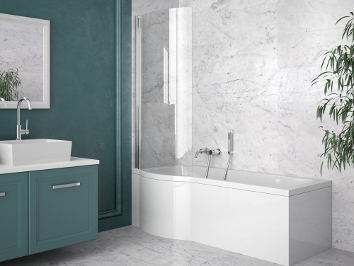 Besco INSPIRO 170 cm univerzális kád elő-és oldallap, fehér OAI-170-II