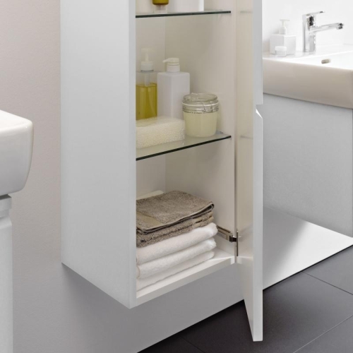 Laufen Pro S 165 magas szekrény, ajtózsanér jobb oldalon, wenge H4831220954231