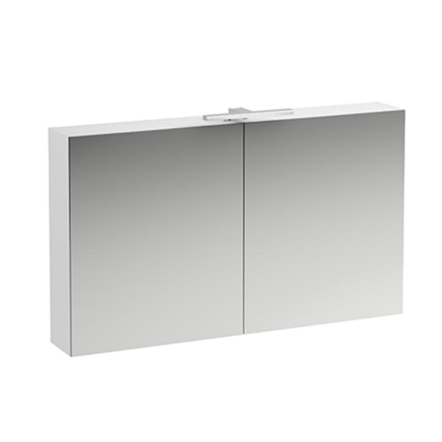 Laufen Base tükrös szekrény 120x70 cm, fényes fehér H4029021102611