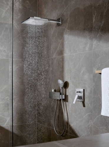 Hansgrohe Fixfit 300 beépített zuhanytartóval króm 26456000