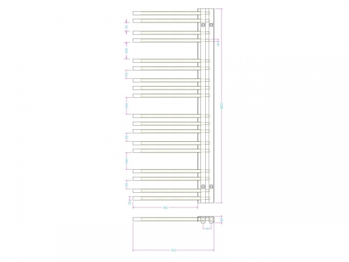 AREZZO Design WHITELINE radiátor AR-WL12050