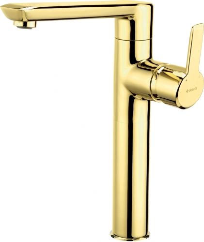 Deante Arnika egykaros magasított mosdó csaptelep, arany BQA Z20K