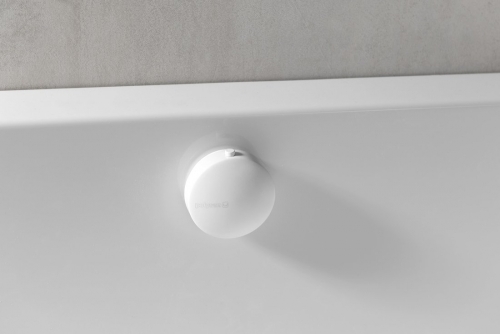 Sapho POLYSAN MARBLE kád le- és túlfolyó, bovdenes, 775mm, fehér 11041W