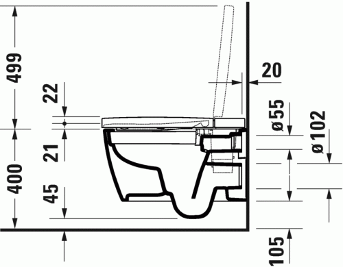 Duravit SensoWash Starck f SensoWash Starck f Lite Compact dusch-wc 650001012004310