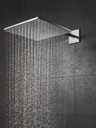 Grohe Rainshower 310 SmartActive Cube fejzuhany zuhanykarral hard graphite 26479A00