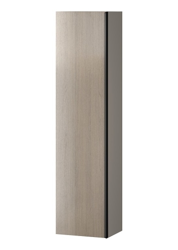 Cersanit Virgo 40 kiegészítő szekrény, szürke tölgy, fekete foganytúval S522-035
