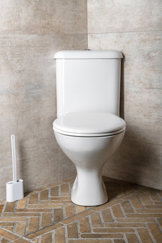 Sapho AQUALINE CLIFTON sarok kombi WC tartállyal, fehér FS1PK