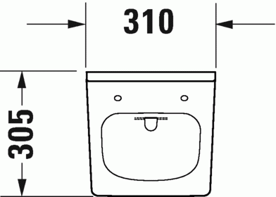 Duravit Viu piszoár (tetőhöz) 2816320000