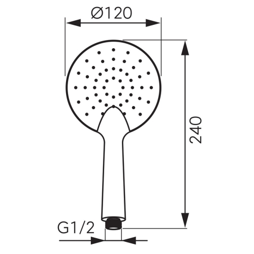 Ferro Phila kézizuhany S175BL