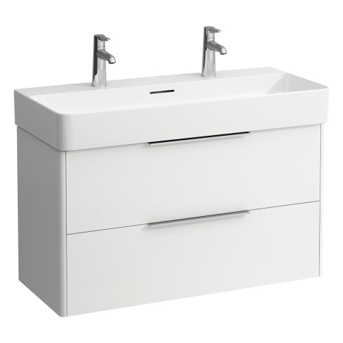 Laufen Val mosdó két csaplyukkal 95x42 cm, fehér H8102870001071