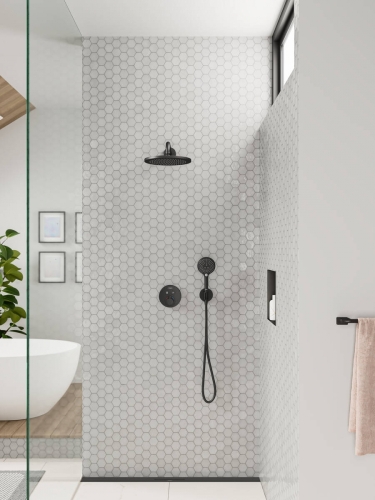 Hansgrohe Raindance Select S Kézizuhany 120 3jet, matt fekete 26530670