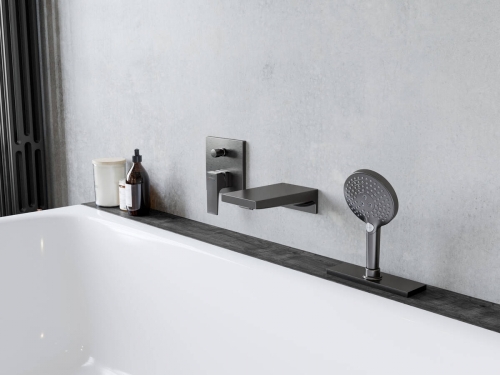 Hansgrohe Raindance Select S Kézizuhany 120 3jet, szálcsiszolt fekete króm 26530340