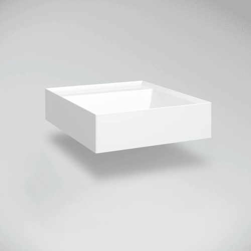 Marmy CESAR 42x50 cm öntöttmárvány mosdó, fehér 6 301 73 05 10 18 (K)