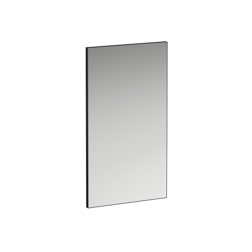 Laufen Frame 25 tükör alumínium matt fekete keretben H4474009004501