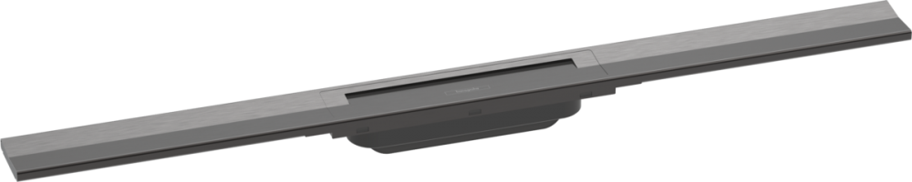 Hansgrohe RainDrain Flex zuhanylefolyó színkészlet 800, méretre vágható, szálcsiszolt fekete króm 56044340