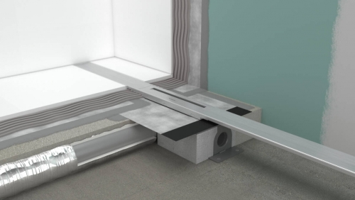 Hansgrohe RainDrain Flex zuhanylefolyó színkészlet 1200, méretre vágható, szálcsiszolt fekete króm 56047340