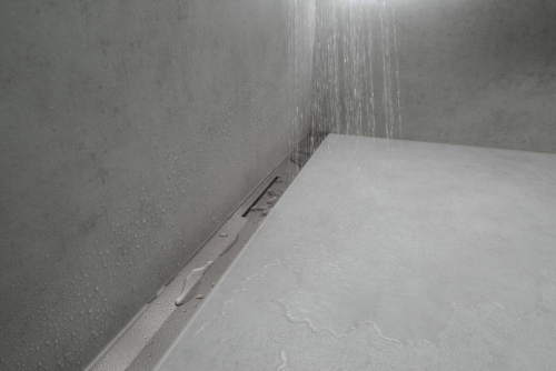 Hansgrohe RainDrain Flex zuhanylefolyó színkészlet 700, méretre vágható fali illesztéshez, rozsdamentes acél 56050800