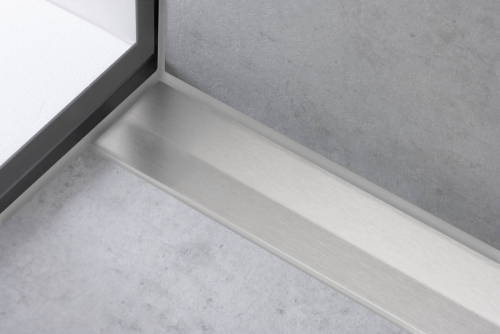 Hansgrohe RainDrain Flex zuhanylefolyó színkészlet 900, méretre vágható fali illesztéshez, rozsdamentes acél 56052800