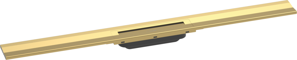 Hansgrohe RainDrain Flex zuhanylefolyó színkészlet 900, méretre vágható fali illesztéshez, polírozott arany hatású 56052990