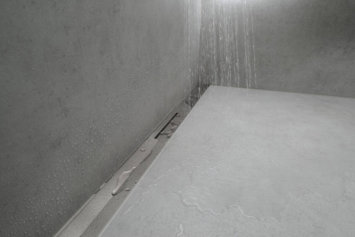 Hansgrohe RainDrain Flex zuhanylefolyó színkészlet 1000, méretre vágható fali illesztéshez, rozsdamentes acél 56053800