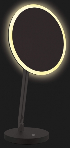 Deante Silia kozmetikai tükör led világítással, fekete ADI_N812