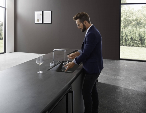 Hansgrohe Aquno Select M81 konyhai csaptelep 250 2jet, kihúzható kifolyóval, sBox, króm 73830000