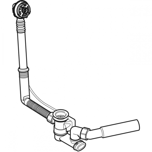 Geberit excenteres kádlefolyó készlet, d52, hossza 26 cm 150.501.00.6