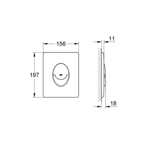 Grohe Rapid SL Projekt falsík alatti wc tartály komplett szett SZP-GR16 (38840000, 38505SH0, 39427000, 39493000)