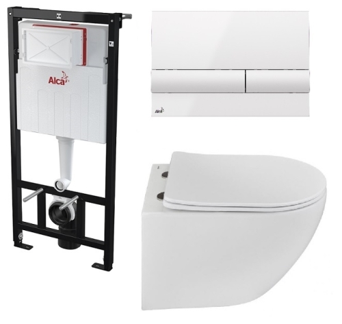 Alcaplast falsík alatti wc tartály komplett szett SZP-ALC3 (AM101/1120, M1710, Teka-117320002)