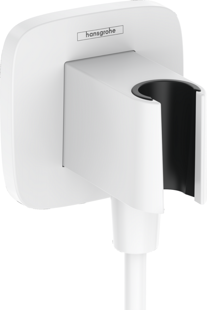 Hansgrohe Fixfit Porter Q beépített zuhanytartóval, matt fehér 26887700