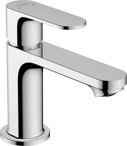 Hansgrohe Rebris S egykaros mosdócsaptelep 80, automata lefolyógarnitúrával, króm 72510000