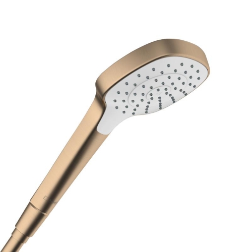 Hansgrohe Croma Select E 1jet kézizuhany szálcsiszolt bronz/fehér 26814140