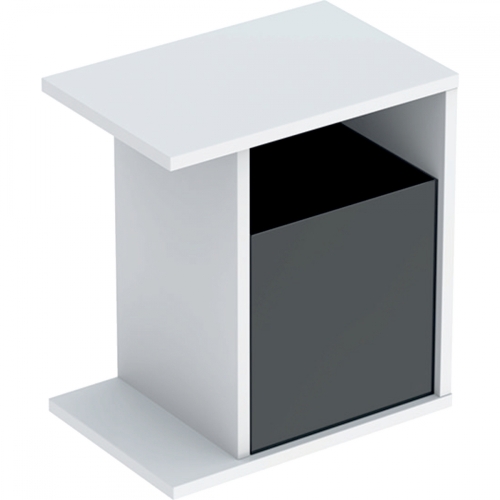 Geberit iCon oldalelem tárolódobozzal, 37x40x24.5cm, magasfényű lakkozott fehér 840137000