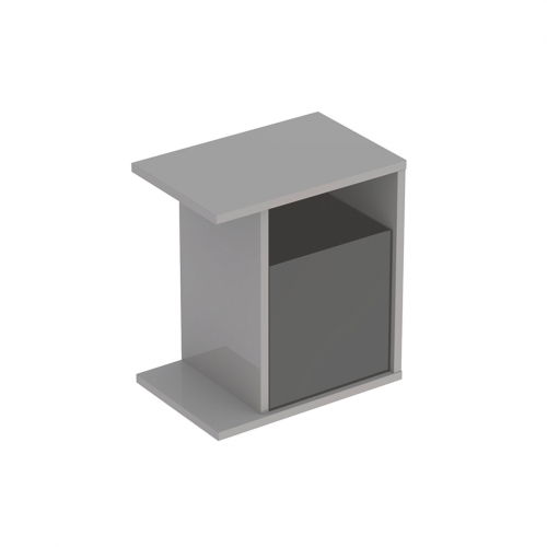 Geberit iCon oldalelem tárolódobozzal, 37x40x24.5cm, magasfényű lakkozott platina 840139000
